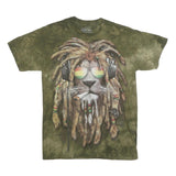 THE MOUNTAIN Mens Green Graphic T-Shirt M Short Sleeve Crew Neck Unique Print