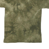 THE MOUNTAIN Mens Green Graphic T-Shirt M Short Sleeve Crew Neck Unique Print