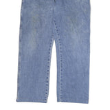 DICKIES Mens Jeans Blue Regular Straight Denim Medium W36 L28 Workwear Zip