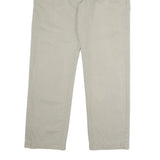 CALVIN KLEIN JEANS Mens Cotton Beige Regular Straight Trousers W34 L31 Casual