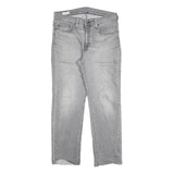 LEVI'S 514 BIG E Mens Jeans Grey Classic Straight Denim Raw W33 L30 Vintage