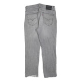LEVI'S 514 BIG E Mens Jeans Grey Classic Straight Denim Raw W33 L30 Vintage