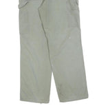 CARHARTT Mens Relaxed Fit Beige Workwear Trousers W33 L30 Cotton Blend Zip