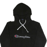 CHAMPION Womens Black Hoodie Fleece ¼ Zip L Warm Comfort Sportswear