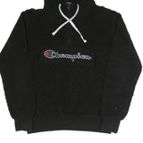 CHAMPION Womens Black Hoodie Fleece ¼ Zip L Warm Comfort Sportswear