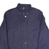 NEWPORT Womens Navy Blue Jacket M Polyester Blend Zip Casual Outerwear