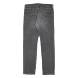 LEVI'S 505 Mens Jeans Grey Regular Straight Denim Medium W33 L30 Classic Zip