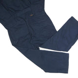 C.E. SCHMIDT WORKWEAR Mens Navy Blue Cotton Blend Dungarees L W40 L30 Workwear