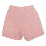 GUESS Womens Shorts Pink Cotton Blend Casual S W22 Stylish Summer