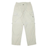 SCHOFFEL Womens Polyester Blend Cream Relaxed Cargo Trousers W28 L28 Outdoor