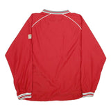 REEBOK Mens Red Wisconsin Crew Neck XL Lightweight Sports Sweatshirt