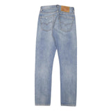 LEVI'S 505 Womens Jeans Blue Slim Straight Denim Medium W25 L27 Stylish