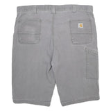 CARHARTT Mens Grey Casual Cotton Blend Relaxed Fit XL W40 Workwear Shorts