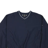 NIKE Mens Navy Blue Pullover Nylon Jacket 2XL Sportswear Casual Lightweight