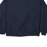 NIKE Mens Navy Blue Pullover Nylon Jacket 2XL Sportswear Casual Lightweight