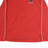 CHAMPION Mens Red Zip Jacket XL Nylon Plain Athletic Sports Track Top