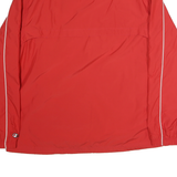CHAMPION Mens Red Zip Jacket XL Nylon Plain Athletic Sports Track Top