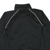 CHAMPION Mens Black Zip Jacket M Polyester Blend Plain Sports Casual Wear