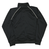 CHAMPION Mens Black Zip Jacket M Polyester Blend Plain Sports Casual Wear