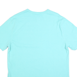 CHAMPION Mens Blue Graphic T-Shirt L Short Sleeve Crew Neck Cotton Casual