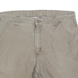 CARHARTT Mens Beige Casual Shorts L W36 Workwear Cotton Blend Durable