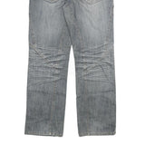 LOOS Mens Jeans Blue Regular Straight Denim Medium W34 L32 Casual Cotton Blend