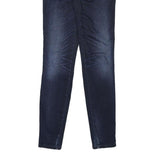 DIESEL Womens Slim Blue Denim Raw Slim Skinny Jeans W26 L28 Designer Fit
