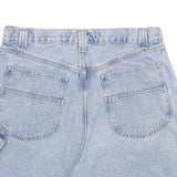 BUGLE BOY Womens Shorts Blue Denim Casual M W32 Carpenter Style Workwear
