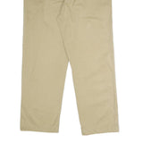TOMMY HILFIGER Mens Cotton Beige Classic Straight Trousers W36 L32 Casual Chinos