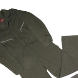 DICKIES Mens Green Cotton Blend Dungarees Regular Fit Twill M W36 L30 Workwear