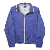 NAPAPIJRI Womens Blue Lightweight Jacket S Polyester Plain Zip Casual Outdoor