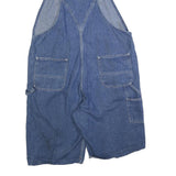 CARHARTT Mens Blue Denim Cotton Blend Dungarees Relaxed XL W40 L11 Workwear