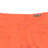 CALVIN KLEIN JEANS Womens Shorts Orange Casual L W32 Cotton Blend