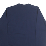 SANTEE Mens Navy Blue US Secret Service Crew Neck L Cotton Blend Sweatshirt