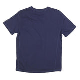 PUMA Mens Blue Graphic T-Shirt M Short Sleeve Crew Neck Logo Print