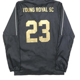 NIKE Mens Black & Gold Young Royal SC Zip Jacket S Polyester Sportswear