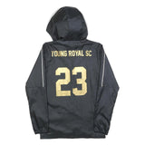 NIKE Mens Black & Gold Young Royal SC Zip Jacket S Polyester Sportswear