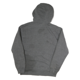 DICKIES Mens Grey Zip Up Hoodie M Fire Safety Services Logo Workwear