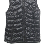 CALVIN KLEIN Womens Black Down Puffer Gilet M Zip Padded Sleeveless Outerwear