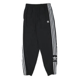 ADIDAS Womens Joggers Black & White Regular Tapered UK 10 W25 L27 Casual Sports