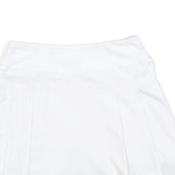 TOMMY BAHAMA Womens White Pleated Mini Skort Polyester Blend XS Lightweight