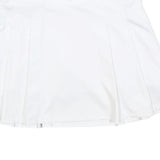 TOMMY BAHAMA Womens White Pleated Mini Skort Polyester Blend XS Lightweight