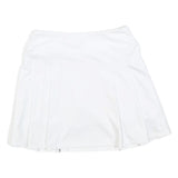 TOMMY BAHAMA Womens White Pleated Mini Skort Polyester Blend XS Lightweight