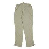 BIG TRAMP Womens Polyester Blend Beige Regular Fit Straight Leg Trousers W28 L32