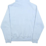 NIKE Mens Blue Pullover Hoodie S Classic Logo Casual Cotton Sweatshirt