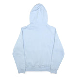 NIKE Mens Blue Pullover Hoodie S Classic Logo Casual Cotton Sweatshirt