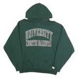 GEAR Mens Green University North Dakota Hooded Sweatshirt M Cotton Casual
