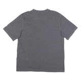 CHAMPION Mens Grey LBSU Graphic T-Shirt L Short Sleeve Crew Neck Cotton