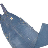 CARHARTT Mens Blue Denim Dungarees Relaxed Cotton Blend M W34 L32 Workwear