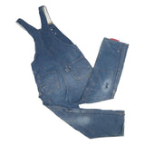 CARHARTT Mens Blue Denim Dungarees Relaxed Cotton Blend M W34 L32 Workwear